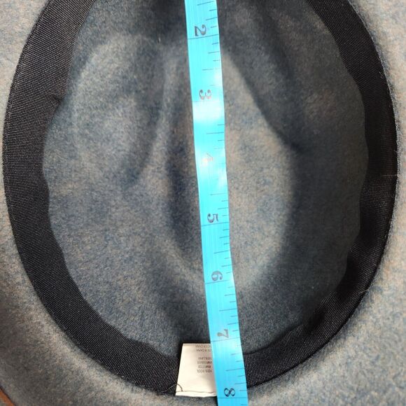 Target Gray 100% Wool Fedora Hat charcoal classic - Picture 7 of 10
